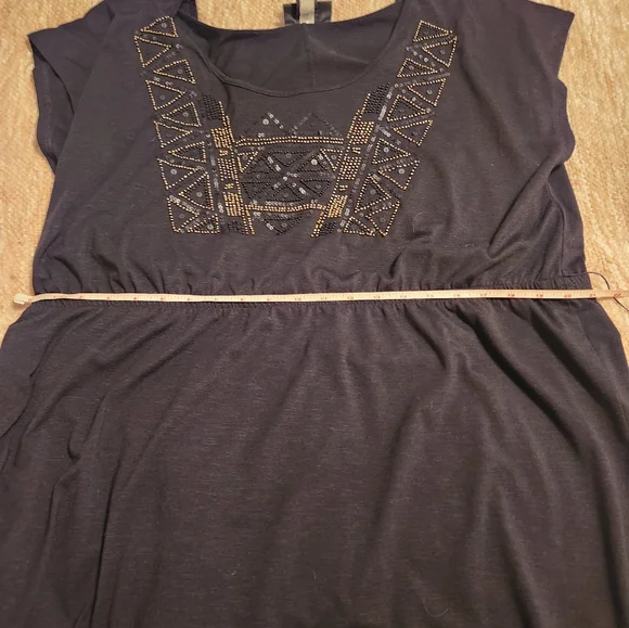 Final Price: Lane Bryant ☃️Black Dress w/Tie at waist - Picture 6 of 6